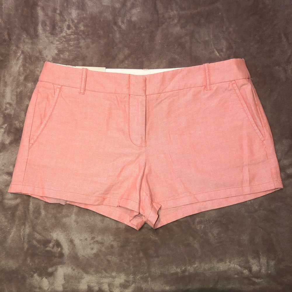 J. Crew NWT Powdered Oxford City Fit Shorts